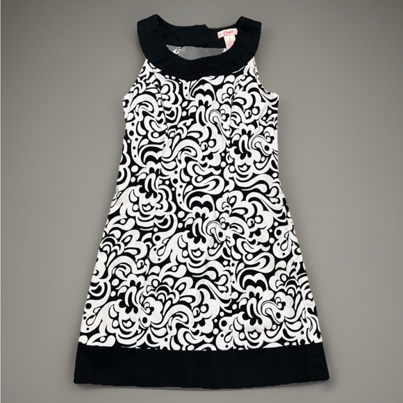 Black and white print mini 70’s style dress by Candies size 3 - Picture 1 of 12